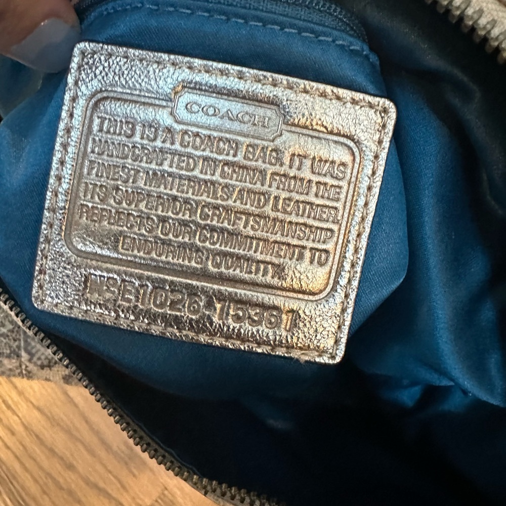 Coach Embossed Python Look Bag. In Good Condition… - image 7